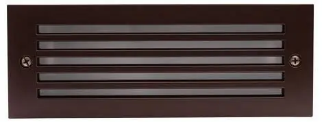 Elco P-ST1BZ Step Light Grilled Face Plate in Bronze