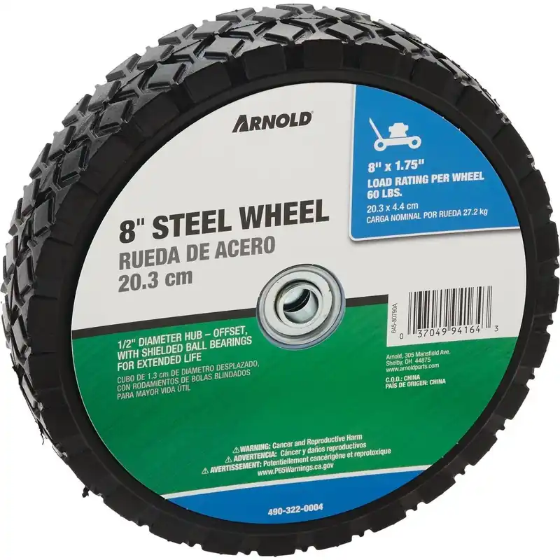Arnold 490-322-0004 Offset Hub Wheel 8 In. x 1.75 In.