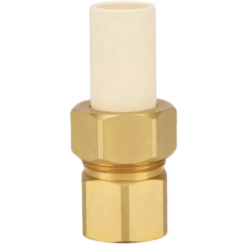 Homewerks 545-34-34-B 3/4 In. Slip x 3/4 In. FIP CPVC Transition Brass Union