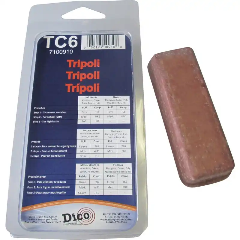 Dico 7100910 Tripoli Buffing Compound 4 Oz.