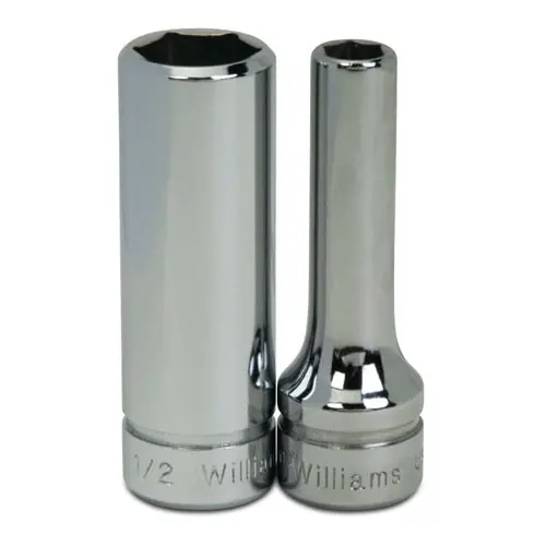 Williams JHWBMD-610 Socket, 3/8 Inch Drive, Deep, 2 1/8 Inch OAL, 10 MM