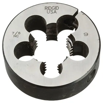 RIDGID 38375 DIE, BUTTON 7/8-9 UNC