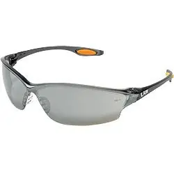 MCR Safety LW217 Safety Glasses Law LW2 Series Silver Mirror Lens