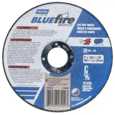 Norton 66252843209 BlueFire RightCut A Type 01/41 Right Angle Cut-Off Wheel