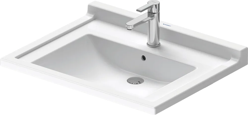 Duravit 0309700000 Starck 3 27 1/2 Rectangular Wall Mounted Sink