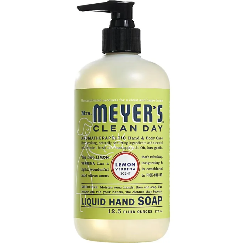 Mrs Meyers 12104 Clean Day Lemon Verbena Liquid Hand Soap 12.5 Oz