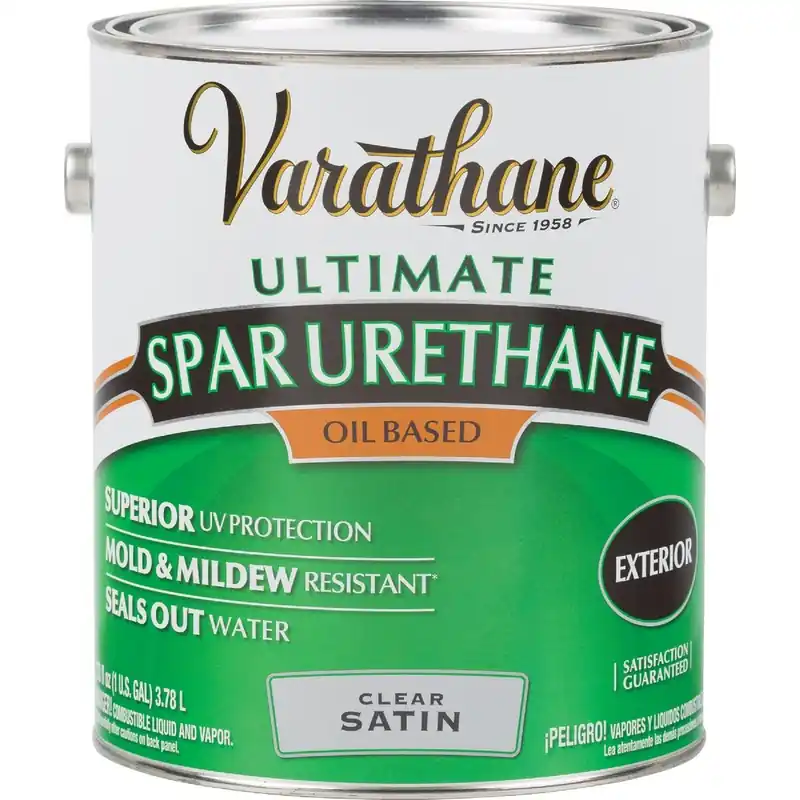 Varathane 9331 Satin Clear Exterior Spar Urethane 1 Gal.