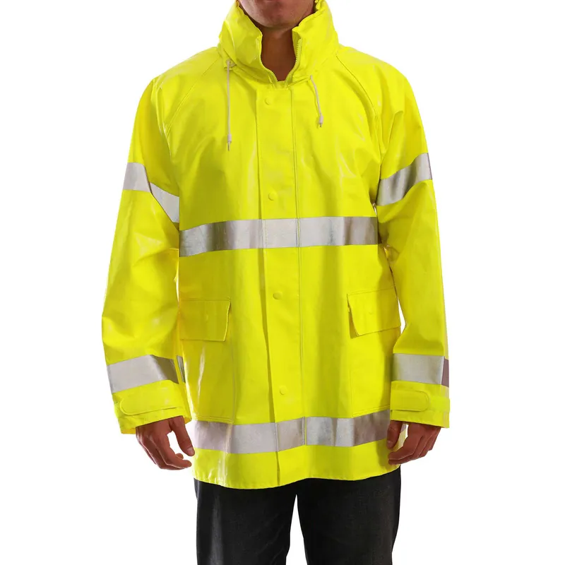 Tingley J53122.MD Comfort-Brite Flame Resistant Jacket, Size M, Fluorescent Yellow/Green