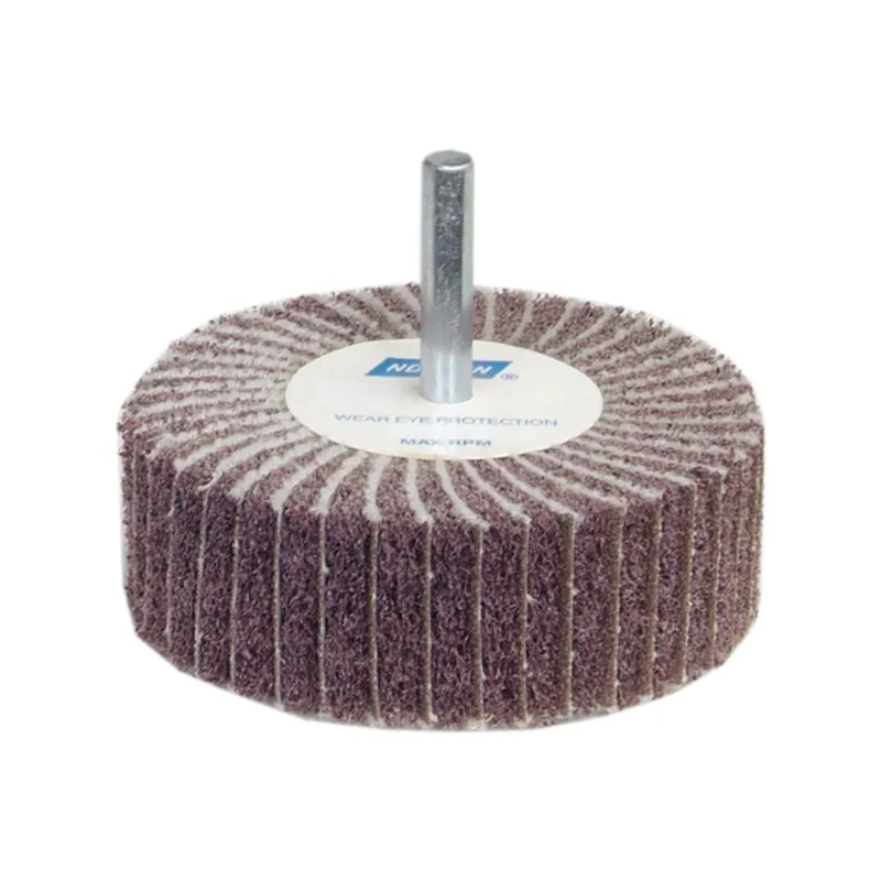 Norton 66261051720 Aluminum Oxide Medium Grit Non-Woven Interleaf Flap Wheel