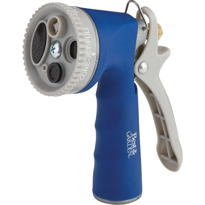 Best Garden GB130740 Metal 5-Pattern Nozzle with Comfort Grip