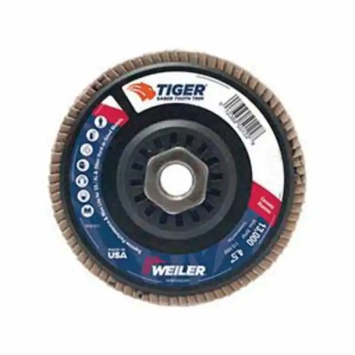 Weiler 50131 Saber Tooth 4-1/2 in Dia Disc 60 Grit Type 27