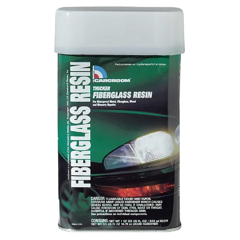 Cargroom 77071 Fiberglass Resin w/Hardener 32 Oz.