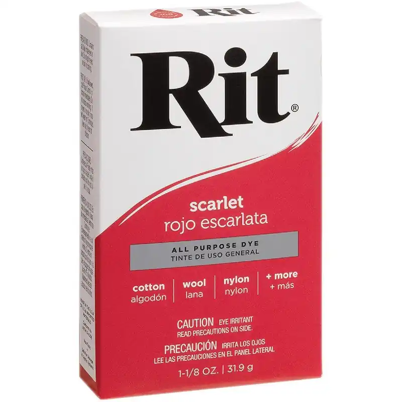 Rit 83050 Scarlet Powder Dye 1-1/8 Oz.