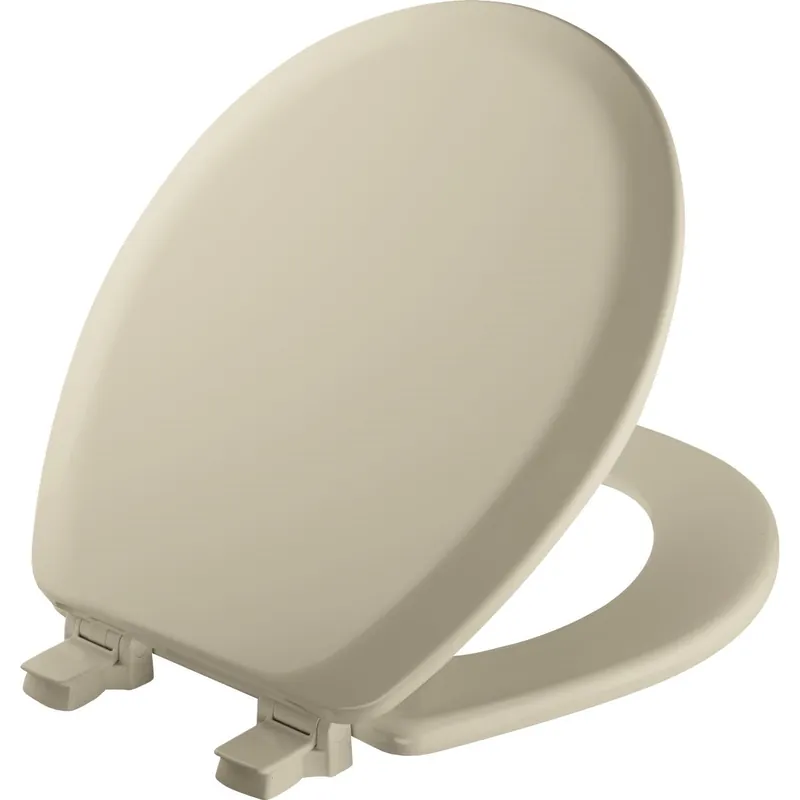 Mayfair 41EC006 Advantage Round Closed Front Bone Wood Toilet Seat