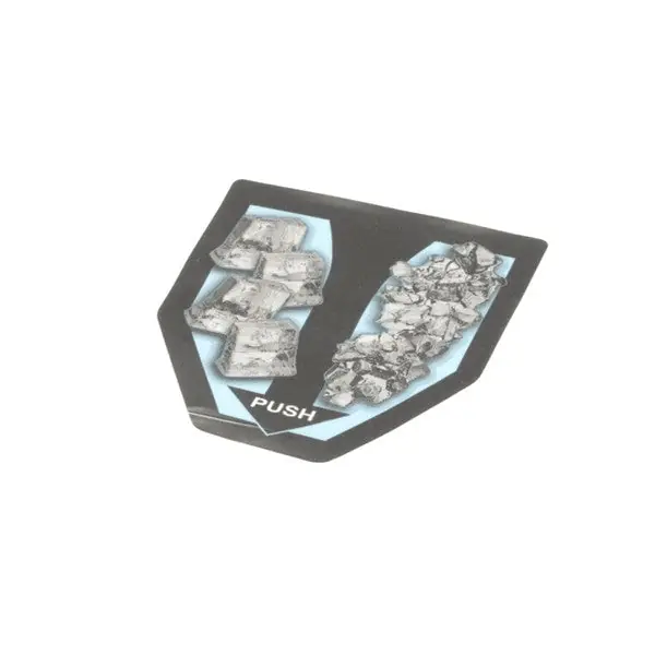 LABEL PUSH FOR CUBED / C RUSHED 5.05 x 2.65 x 0.25 20001219 for Multiplex
