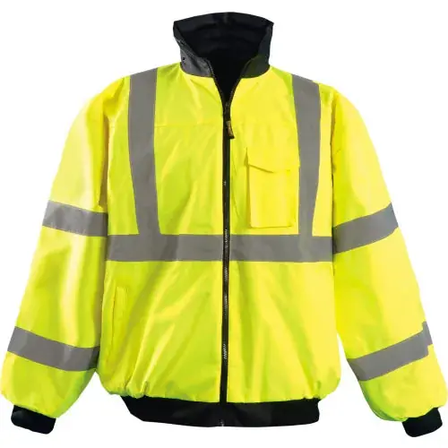 OccuNomix LUX-ETJBJ-Y2X Hi-Vis Value Bomber Jacket 2XL
