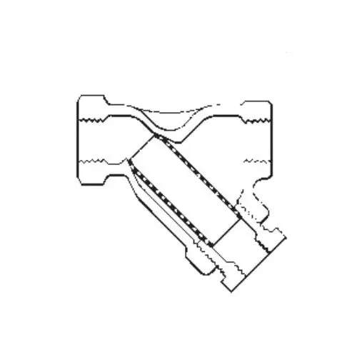 Spirax Sarco 60897 IT Wye Strainer With 20 Mesh Standard 304 Stainless Steel Screen