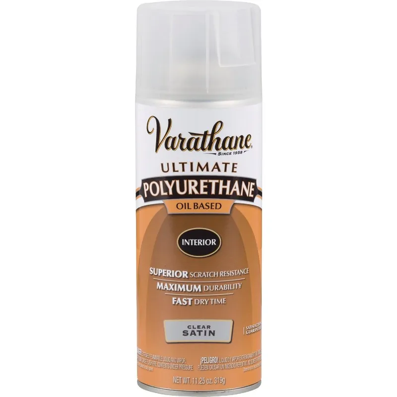 Varathane 9181 Satin Clear Interior Spray Polyurethane 11.25 Oz. Replacement MPN