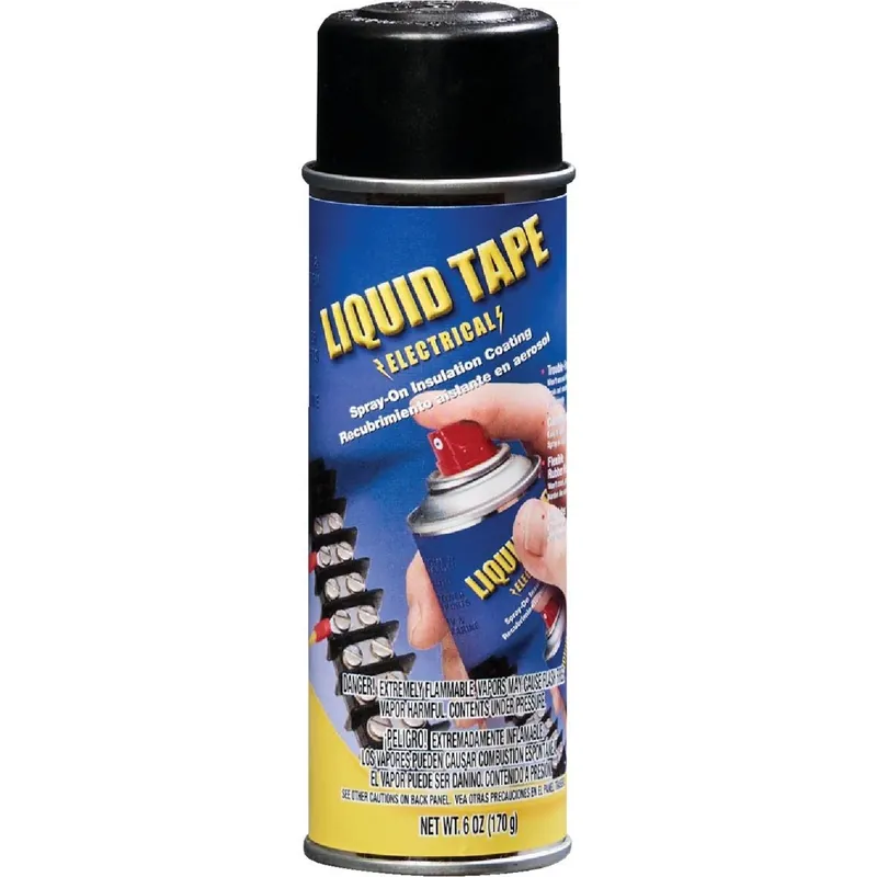 Plasti Dip 16003-6 Multi-Purpose Synthetic Rubber Black Spray-on Electrical Tape