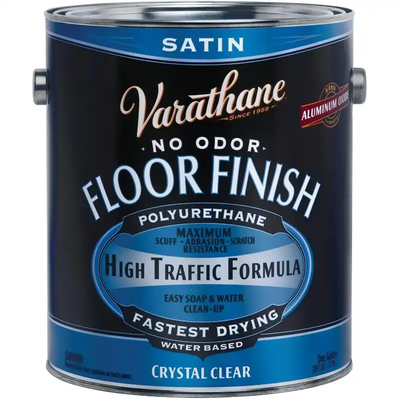 Varathane 230231 Satin Water-Based Diamond Floor Finish Gallon