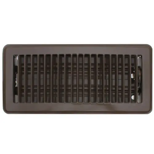 Hart & Cooley 703941 421M Series Steel Floor Register, Golden Sand, 4 x 10