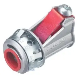 Arlington 4010AST Connector With Insulated Throat 3/8 in Trade 1/2 in Knockout