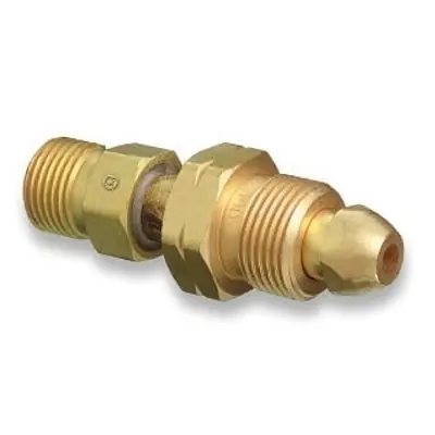 Western Enterprises 858 Brass Cylinder Adaptors From CGA-590 Industrial Air To CGA-346 Air
