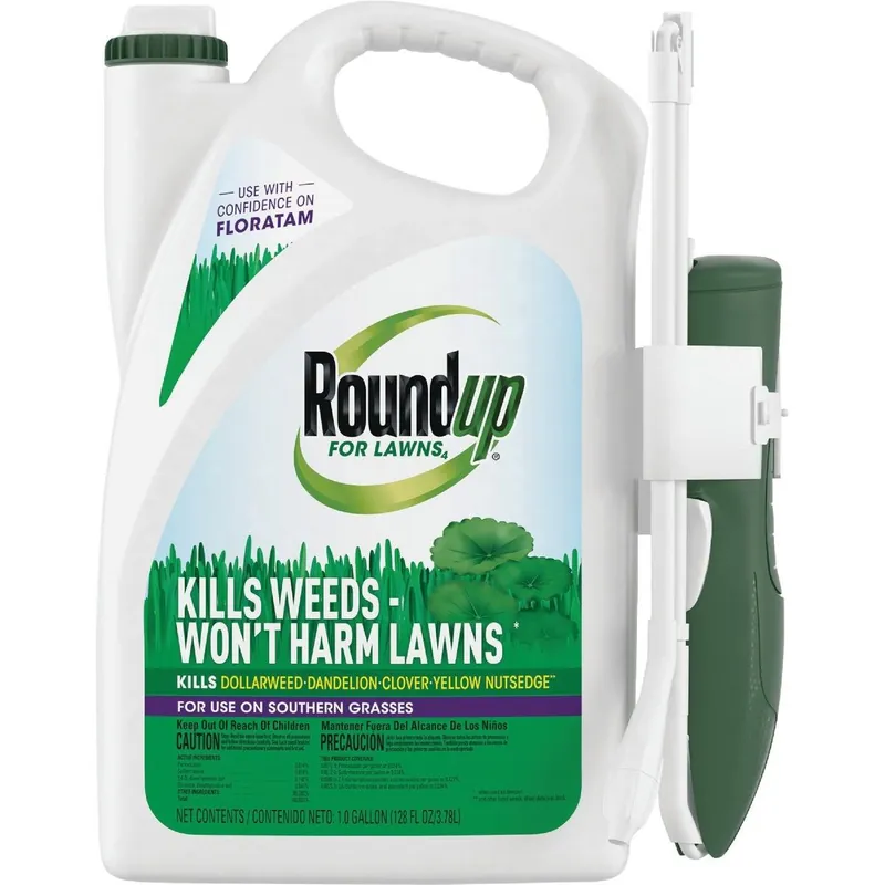 Roundup 5012506 For Lawns 1 Gal. Ready To Use Wand Sprayer Southern Formula Weed Killer