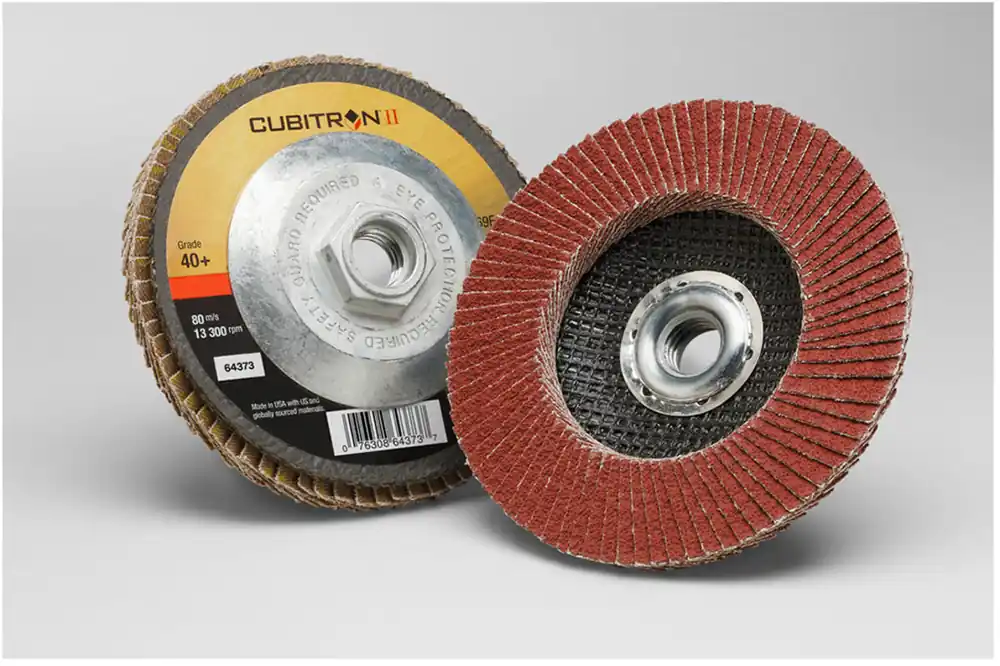 3M 7100104925 Cubitron II 4 1/2 40+ Grit Type 27 Flap Disc