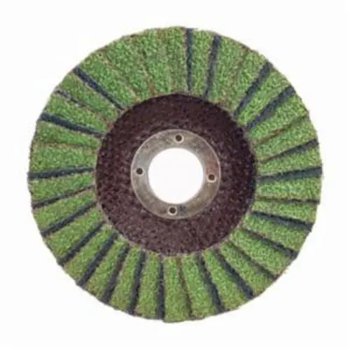 Norton 66623399216 Gemini Zirconia Alumina Extra Coarse Grit Center Mount Fiberglass Flat Flap Disc