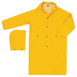 River City 200CL Classic L Size PVC and Polyester Raincoat with Detachable Hood