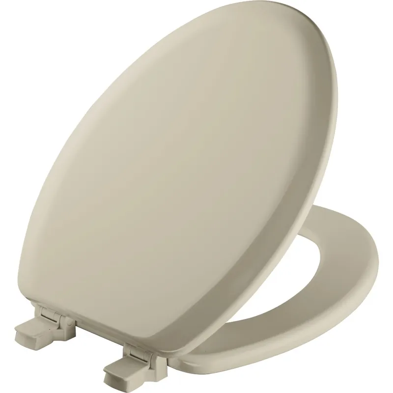 Mayfair 141EC006 Elongated Closed Front Bone Wood Toilet Seat