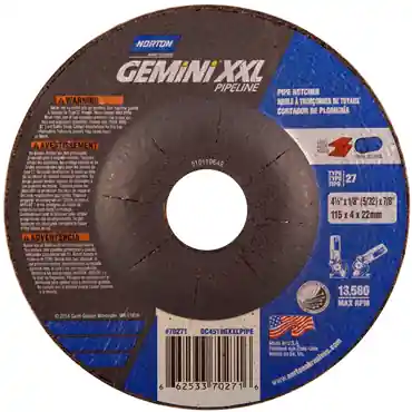 Norton 66253370271 Gemini XXL A Type 27 Grinding and Cutting Wheel