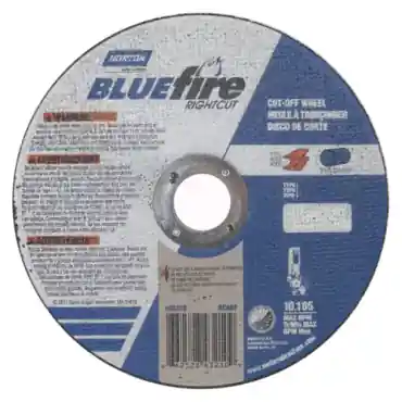 Norton 66252843210 BlueFire RightCut ZA Type 01/41 Right Angle Cut-Off Wheel