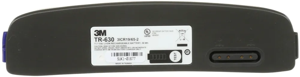 3M 7100327726 Versaflo Standard Battery Power Each Replacement MPN