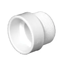 CHARLOTTE PVC104X PVC DMV Female Trap Adapter, DWV H x Tubular SLIP with Washer & Chrome Nut, 1-1/2