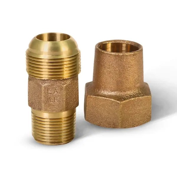 Everflow WS-AFM0112 FlarexMIP Water Service Coupling Pipe Fitting 1-1/2 Inch