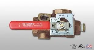 AGF M1000-142 Test & Drain Valve 2 With 1/2 Oriface 5.6K UL/FM