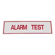 ANVIL 4399000060 FPPI 6X2 Alarm Test Sign