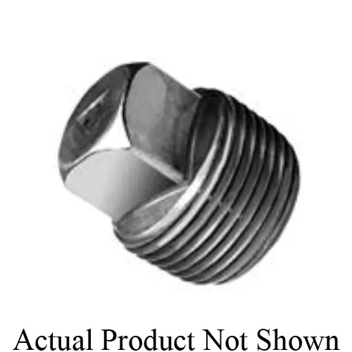 Billco EB.075 Solid Square Head Pipe Plug, Steel, 3/4 in, NPTF
