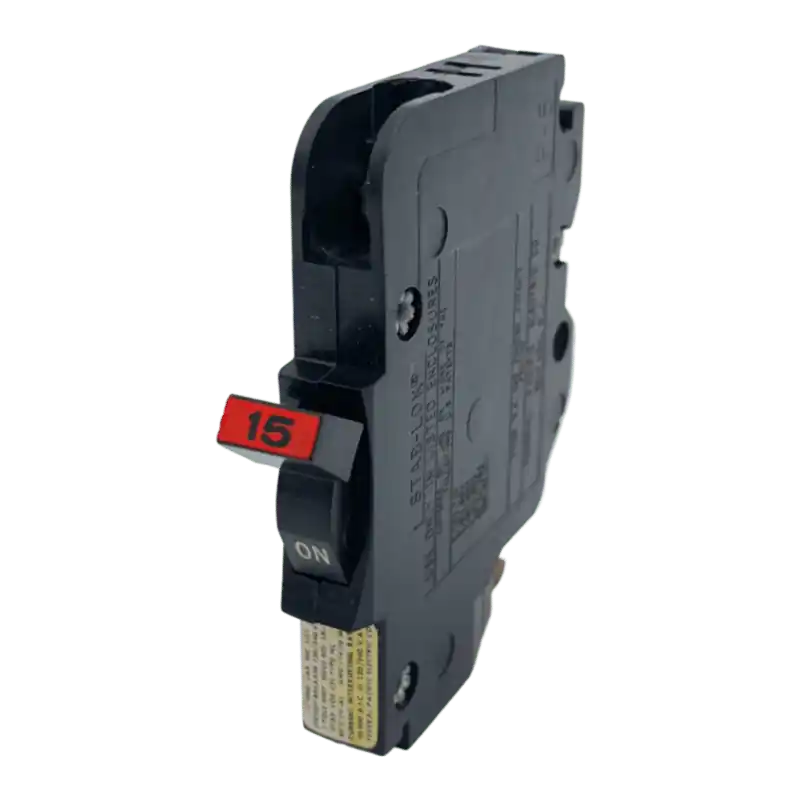 CES ACB15 ACB, 1 Pole, 15 Amp, Plug-On Circuit Breaker, 120 Volt
