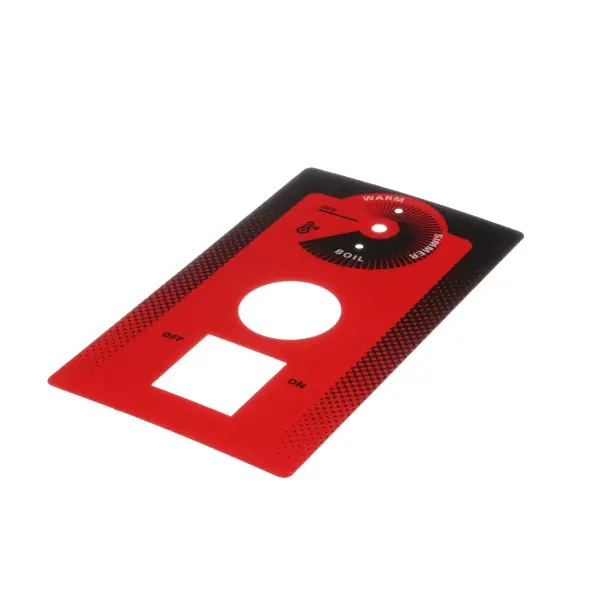NAMEPLATE INSTRUCTION OVERLAY VH00-854427-00001 for Vulcan Hart