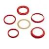OATEY SCS 200BRU2K 1-1/4 ABS P-TRAP W/TPR WASHERS 1-1/2