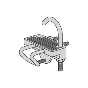 Eaton 9G-1158-1-1/2-2 BLINE CLAMP Conduit to Tray Adaptor 1-1/2 in, 2 in