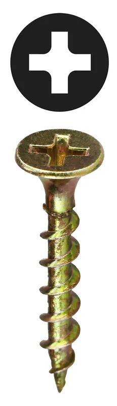 L.H. Dottie WR6114 Bugle Head Drywall Screw #6 x 1-1/4 Inch Yellow Zinc