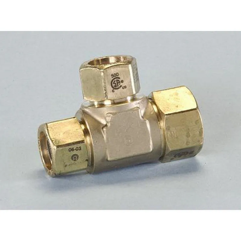 Omega Flex FGPRT752 3/4 x 1/2 x 1/2 in. Tube x NPT Flexible Gas Pipe Reducing Tee
