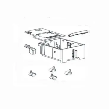 MIDEA 12120100008523 WATER TANK SUBASSEMBLY