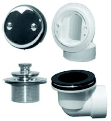 JB Industries 781PVC SCH40 Tub Shoe Ell, PVC, Shoe Only