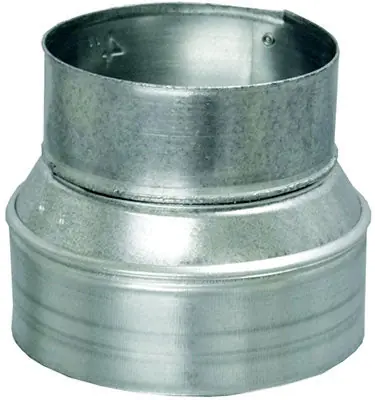 Cody Company 400610 10 x 6 Sheet Metal Reducer No Crimp 28 Gauge