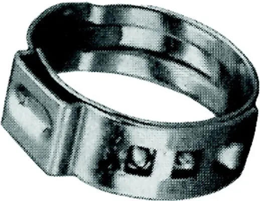 JMF 41117 Crimp Ring, 3/8 in Nominal, Stainless Steel